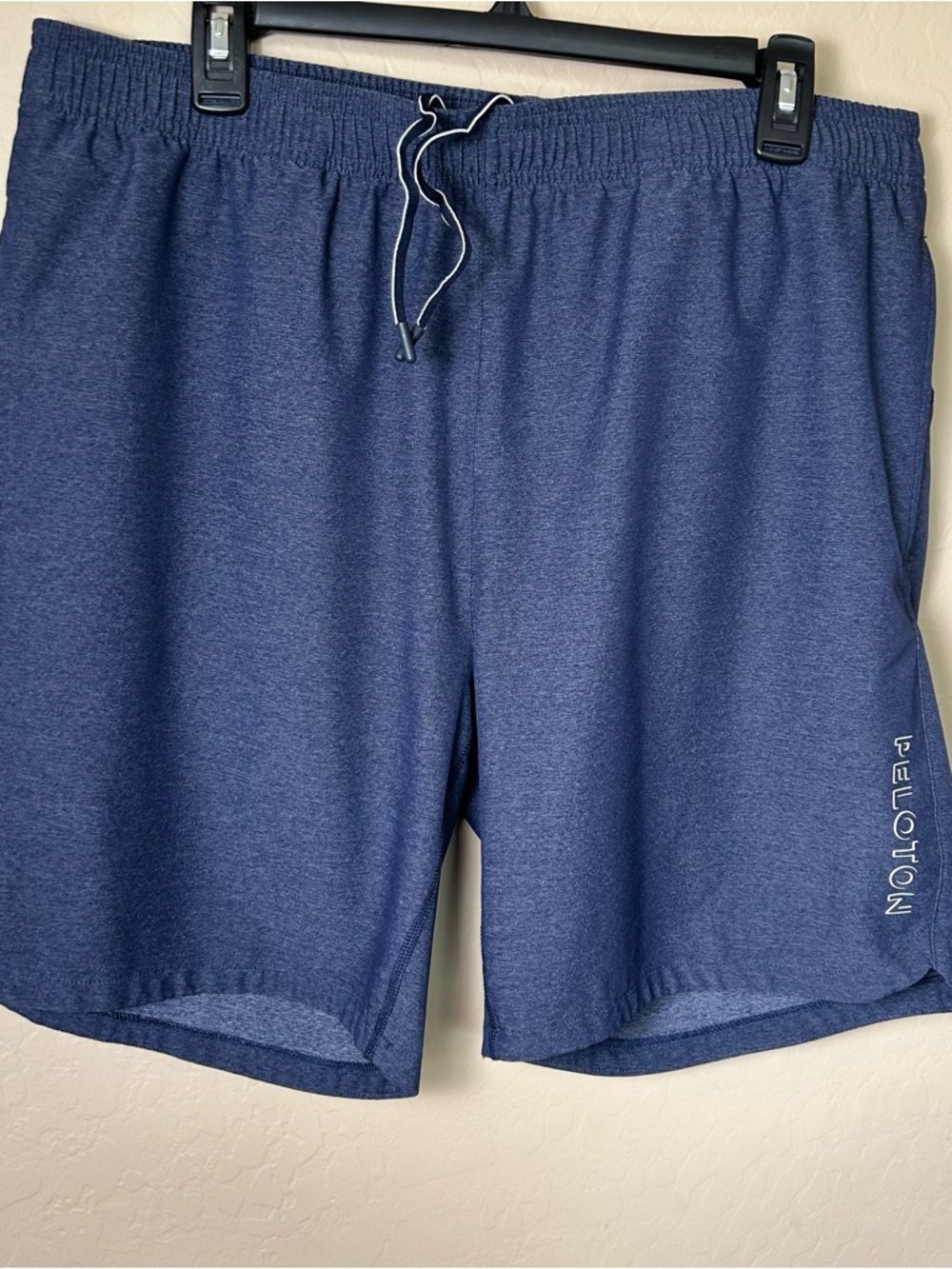 Rhone X Peloton Men's Heather Navy Blue Performance Athlete Shorts XL EUC